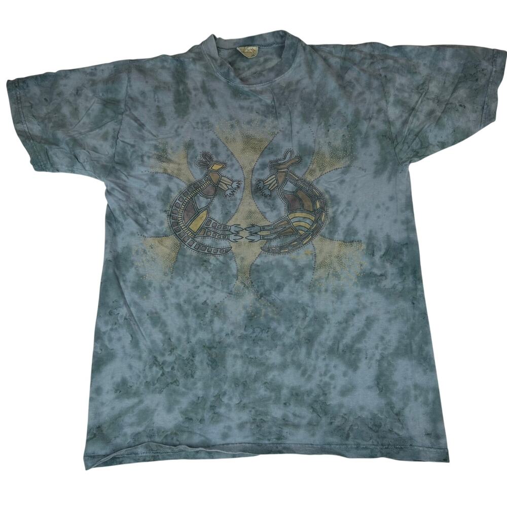 Vintage Aboriginal Bulurru Kangaroo T-Shirt - Size Large